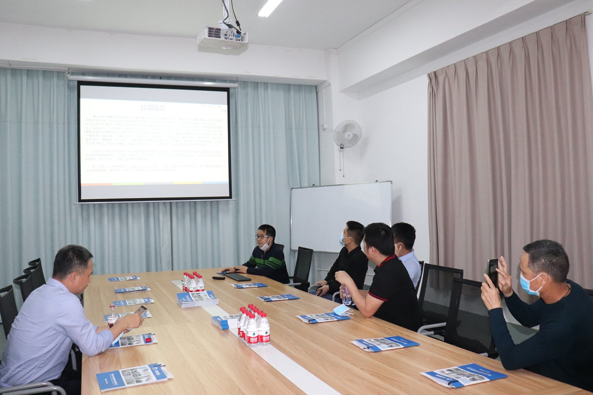 2020-03-28 廣西壹品江山項(xiàng)目部來廠參觀考察